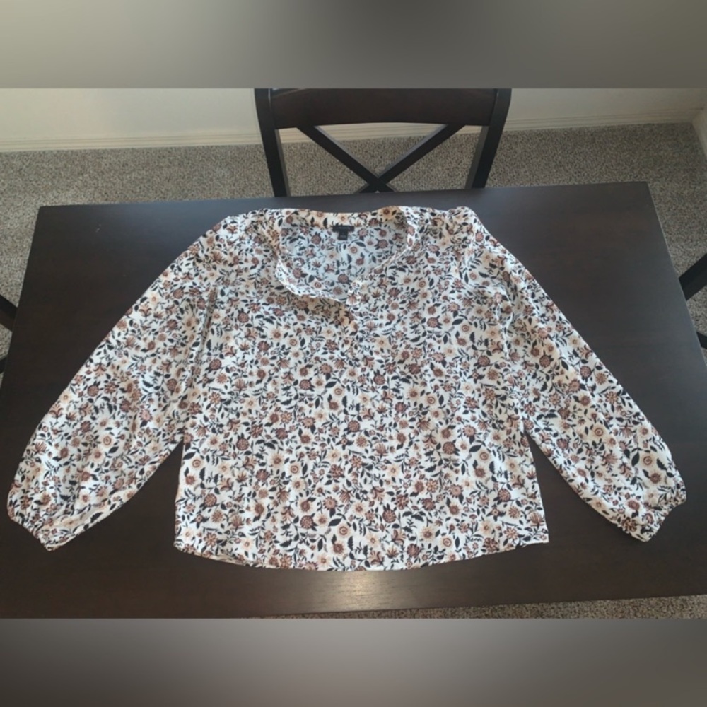 Ann Taylor Multicolor Floral Blouse